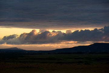 Landscape near Hella near the volcano Hekla