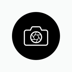 Camera Icon. Photography Symbol - Vector.   