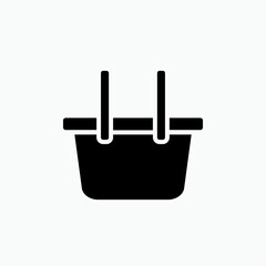 Shopping Cart Icon - Vector, Sign and Symbol for Design, Presentation, Website or Apps Elements.  