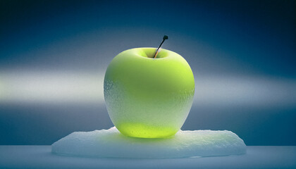 apple in water ice