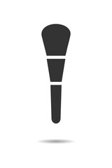 Makeup brush vector icon