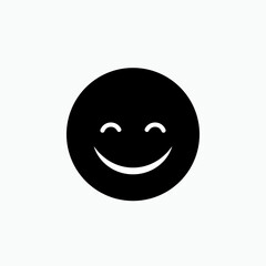 Smiley Emoticon, Happy Symbol. Funny Expression. Comedy Movie Genre Icon.   