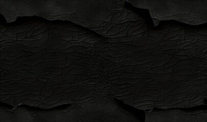  a black leather background with a hole in the middle of the image and a black background with a hole in the middle of the image.  generative ai