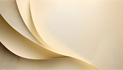 Template for product presentation.. Abstract background with curved paper sheets. Abstract geometric background. 3d render. Generative AI technology.