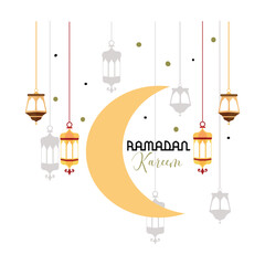 Ramadan Kareem Illustration For Ramadan Greeting Card and Poster