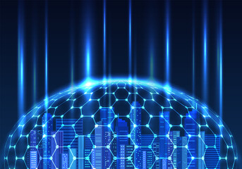 Smart city that protects critical information security from the cyber world. It is a digital city with technology to manage.
