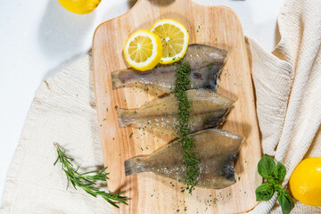 Today's dinner menu is halibut