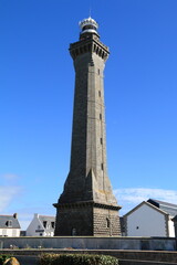 Phare d'Eckm&uuml;hl sur la presqu'&icirc;le de Penmarc'h