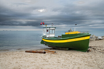 Fishing boat on the Baltic Sea 