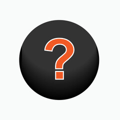 Question Mark Icon - Vector, Sign and Symbol for Design, Presentation, Website or Apps Elements.  