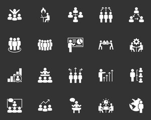 set of people icons, team, , meeting, business,