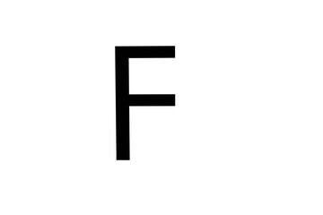 Obraz premium F, icon, ABC, illustration, background