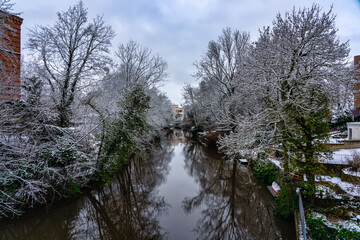 Oker bei Braunschweig im Winter
