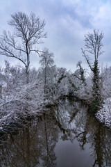 Oker bei Braunschweig im Winter