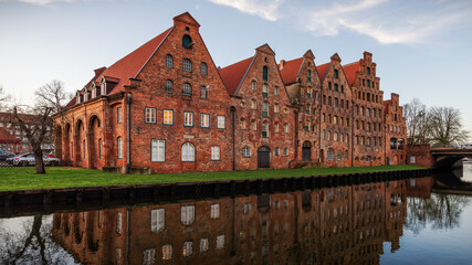 Naklejka premium salt storage - Salzspeicher