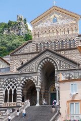 Fototapeta na wymiar Amalfi, Salerno. Duomo • Cattedrale di Sant'Andrea 