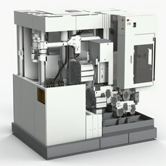 The ABB FlexPicker robot is a complex component used in industrial automation that is designed to pick and place objects with high speed and accuracy. Advanced components, generative ai.