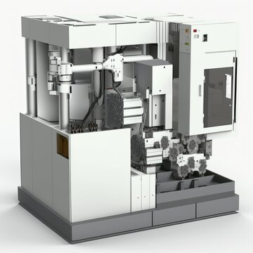 The ABB FlexPicker robot is a complex component used in industrial automation that is designed to pick and place objects with high speed and accuracy. Advanced components, generative ai.