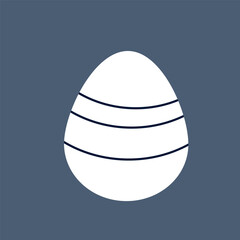 Happy Easter egg illustration