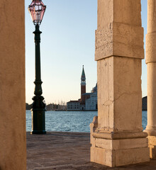 Venezia. Giudecca. Punta della Dogana verso San Giorgio © Guido