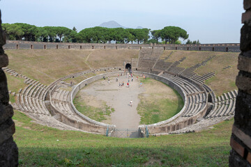 Pompei, Napoli. Anfiteatro romano
 - obrazy, fototapety, plakaty