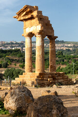 Agrigento. Valle dei Templi. Tempio dei Dioscuri (Tempio I )