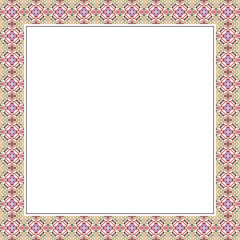 Oriental ceramic tile azulejo portugal. Turkish ornament. folk print. Spanish pottery. Ethnic background. Mediterranean seamless  wallpaper.