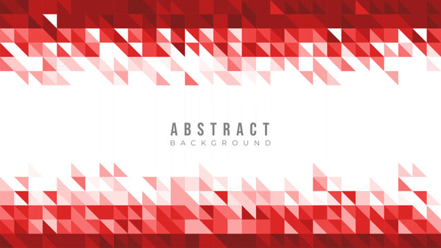 abstract red triangle geometry background