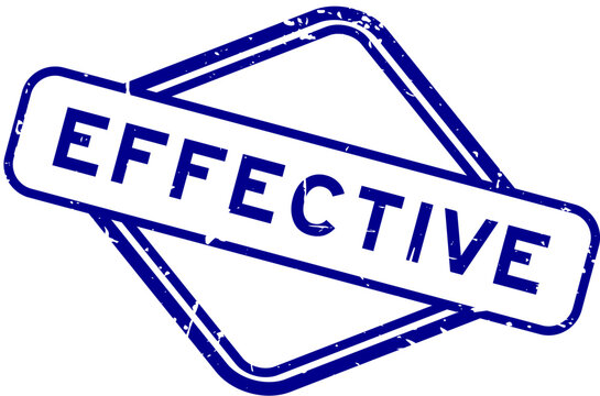 Grunge blue effective word rubber seal stamp on white background