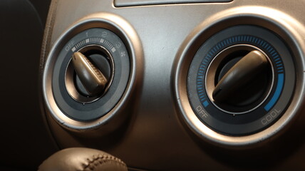 car air conditioning control lever