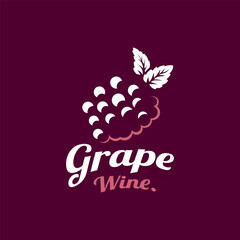 grape logo vector template illustration