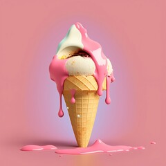 Joy of Melting Ice Cream Cone - Enjoy Every Last Drop
Bring your designs to life with this collection of stunning abstract backgrounds from Adobe Stock. Featuring a vibrant array of colors and texture