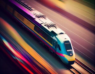 Super fast train, generative ai