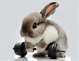 Gym bunny,  generative ai