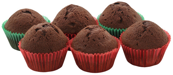 Freshly prepared homemade muffin