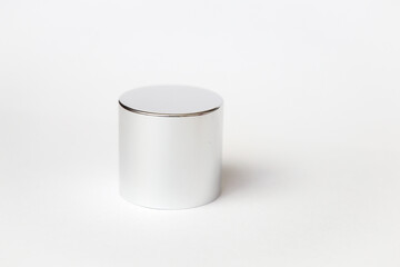 cap cosmetic reflective on white background isolated