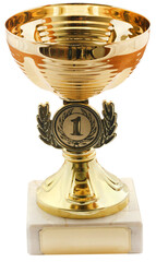 Golden trophy