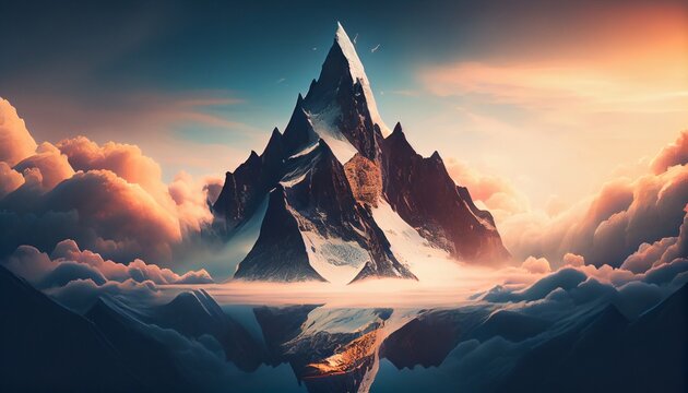 The peak of the mountain, generative ai
