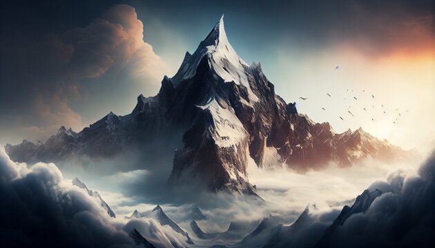 The peak of the mountain, generative ai