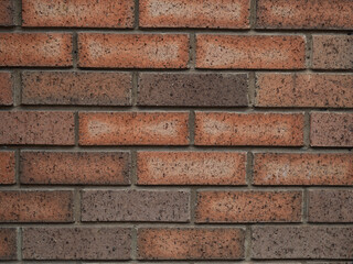 Brown textured brick wallpaper and background copy space