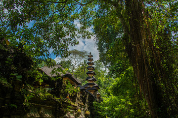 Fototapeta premium The Pura Gunung Lebah Temple on the Indonesian island of Bali