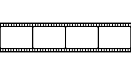 Film Strip Photo Movie Negative Vector Illustration