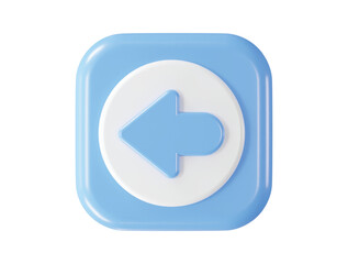 Arrow icon 3d rendering share vector element illustration 