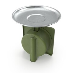 Old Kitchen Scales USSR 3d render illustration