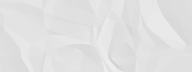 Obraz premium Abstract background of crumpled white paper. White paper sheet texture background. Can use text banners products or business cards your.