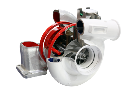 car turbo charger transparent