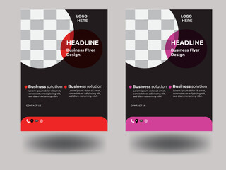 Corporate creative colorful business flyer template design set, abstract business flyer, vector template 
design or business poster template design, clean, commercial, digital, cover, graphic, poster.