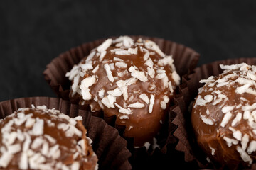 delicious and soft chocolate coconut cakes for dessert