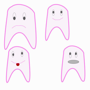 teeth with emotions