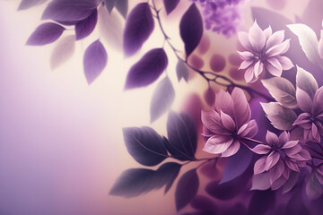 Subtle floral design with a bokeh effect, great for tranquil decorative backgrounds and soft imagery.
